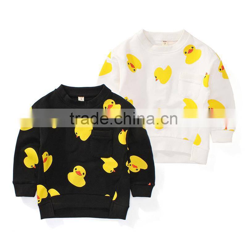 2015 hot sell 100% cotton long sleeves pullover children's hoodies