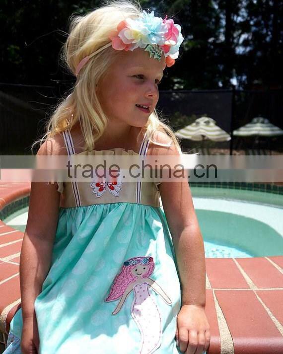 2017 China supplier new arrivals one piece girls party dresses