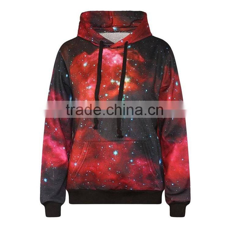China Manufacturers Wholesale Custom 3D Sublimation Print Men's Pullover Hoodie