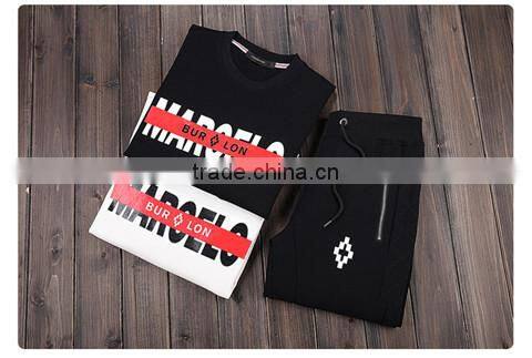 2016 new design clothes without hooded pullover sets