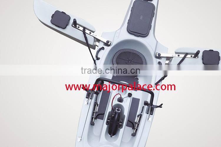 plastic power kayak with 40lb motor