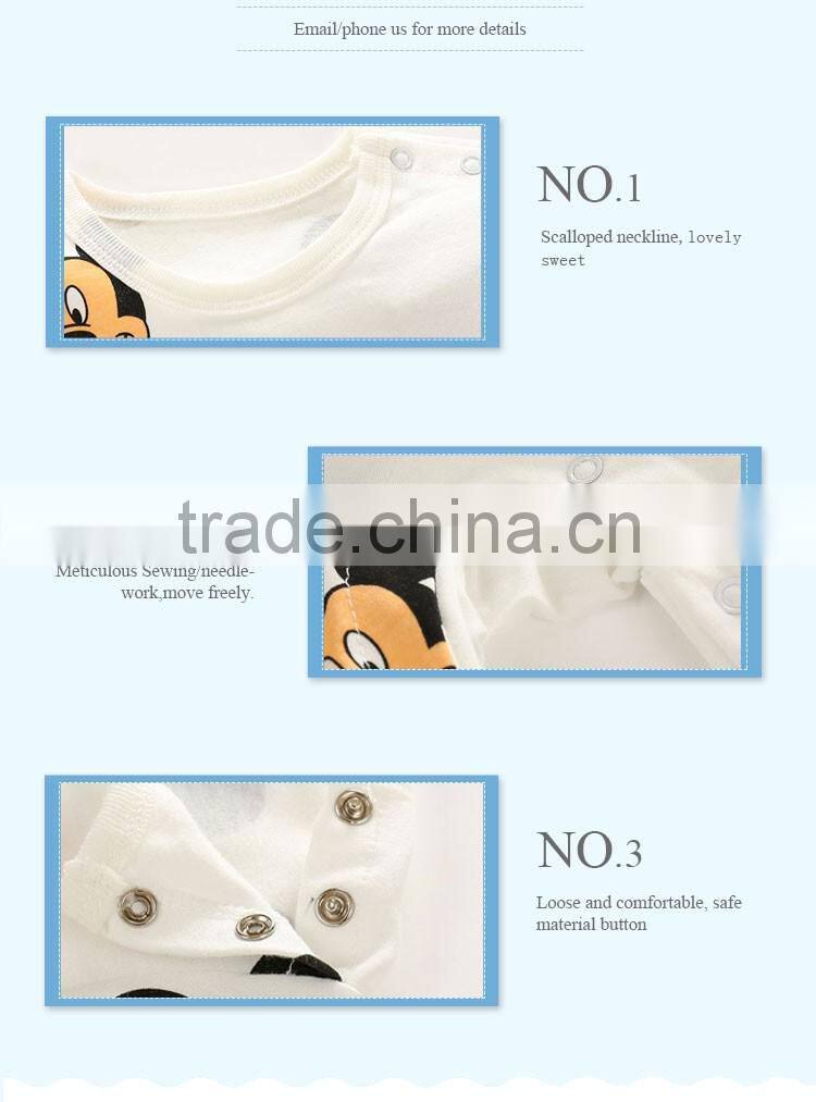 toddler baby girl onesie long sleeve 100% cotton outfits