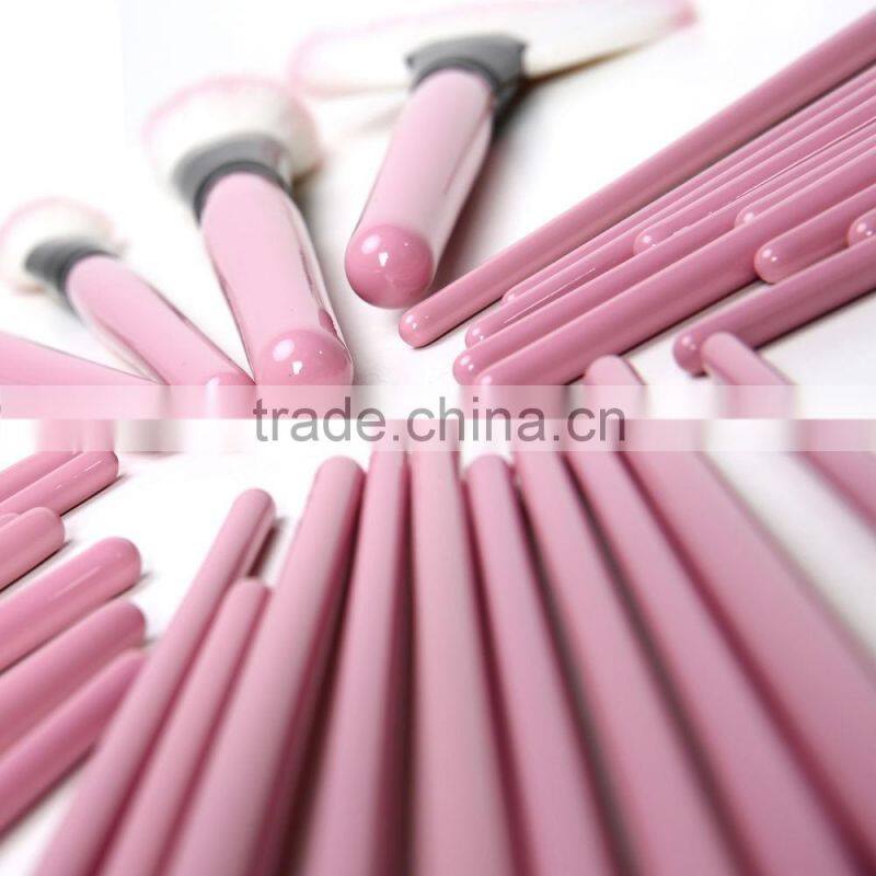 China Manufactureers Wood Handle Cheap 32PCS Cosmetic Brushes