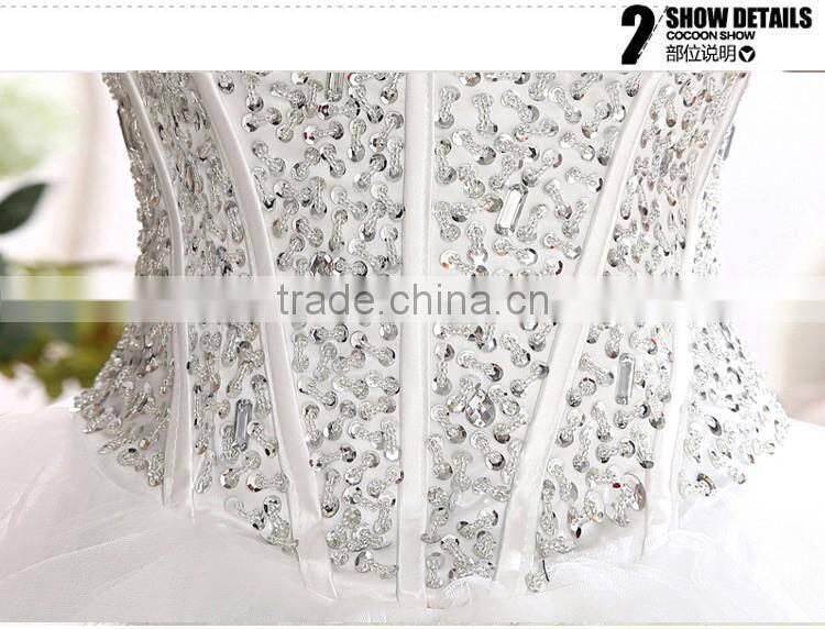 2016 sweetheart ivory wedding dress bride gowns