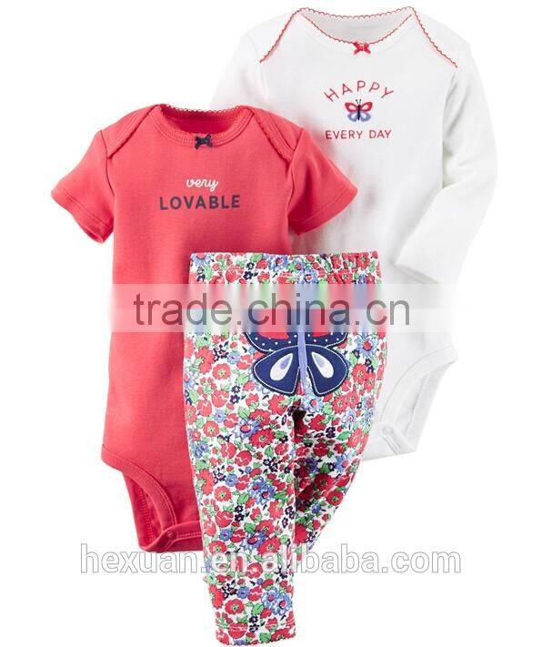 100% cotton baby cotton clothing baby clothes girls boutique clothing spring 2016 baby romper