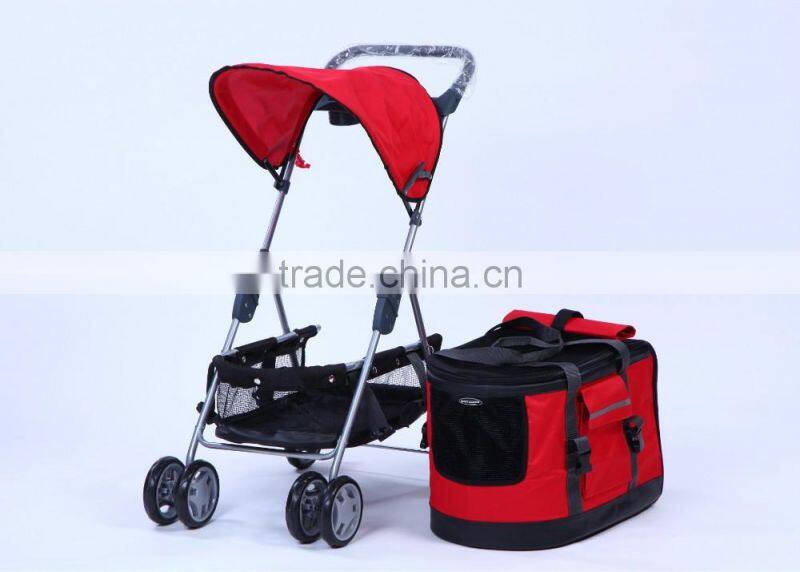 High Quality Pet Stroller Foldable Pet Trolley Foldable pet trolley/trolley pet carrier/dog strollers pet trolley