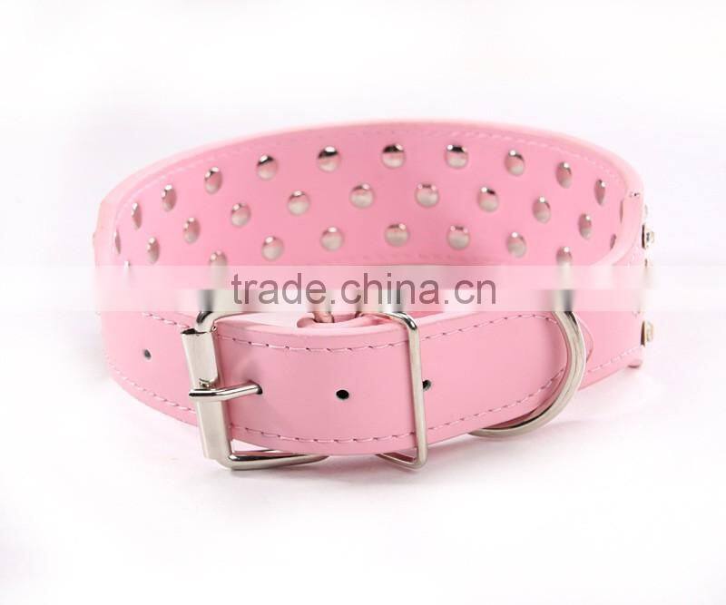 PU pet collar three rows of diamond dog necklace exquisite diamond dog belt