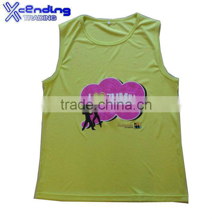 Xcending X-T063 Printed dry fit round neck singlet