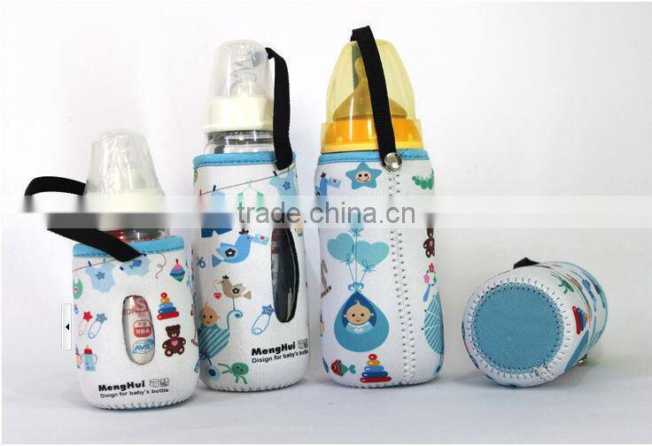 GR-B0205 factory supply neoprene baby bottle cooler