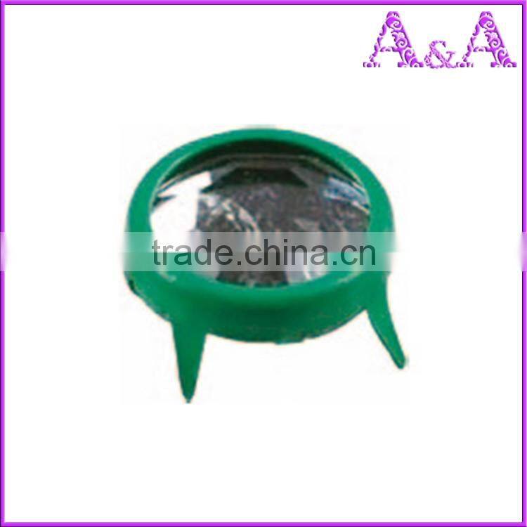 High Quality 100 Sets Silver Tone No Sew Open Ring Snap Press Fastener Metal Buttons