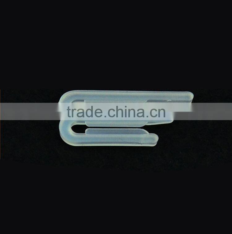 High Quality 3.75*1.7*0.35cm Clear Colored Plastic Shirt Clip for Garment Packing