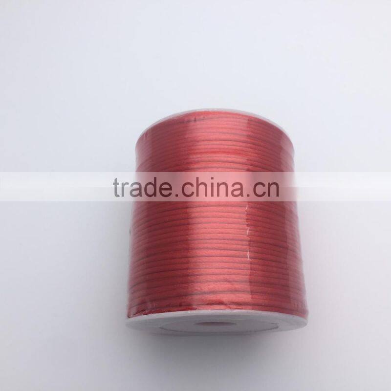 JRT001 Nylon Woven Rope Knot Rope Rattail Satin Cord