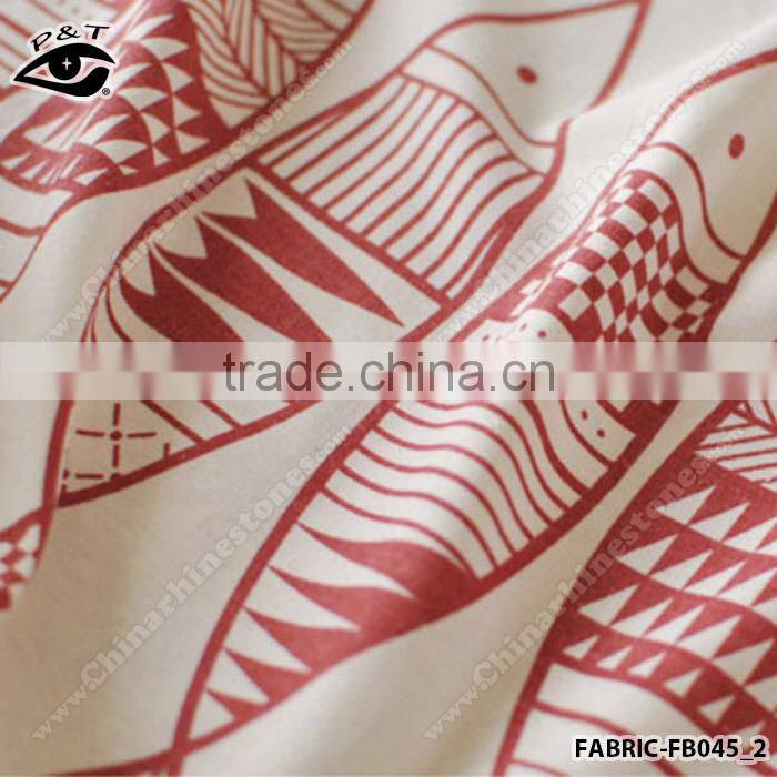 Wholesale Linen Fabric Fish Pattern fabric for household