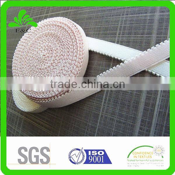 Factory price picot elastic tape for underwear,custom 11mm picot edge elastic binding