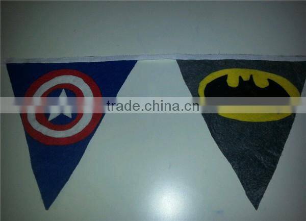 Comic Retro Superhero Kids Party Bunting Flag FOR Childern Bedroom