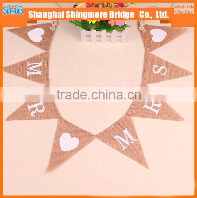cheap wholesale high quality triangle pennant flag