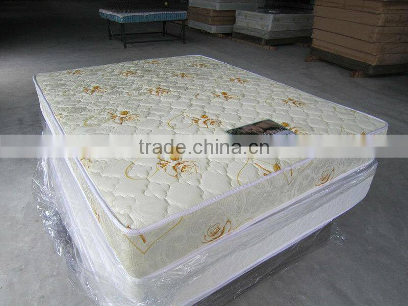 Extra Comfortable Jaquard Fabric Continuous Spring Mattress with border wire