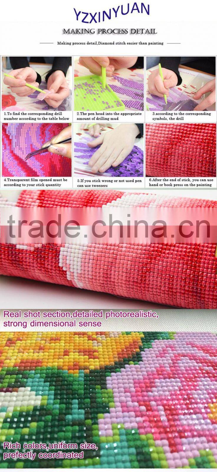 DIY Diamond Paintings cross stitch Embroidery virgin hug Jesus Home Decoration Rhinestone Wall Stickers Needlework