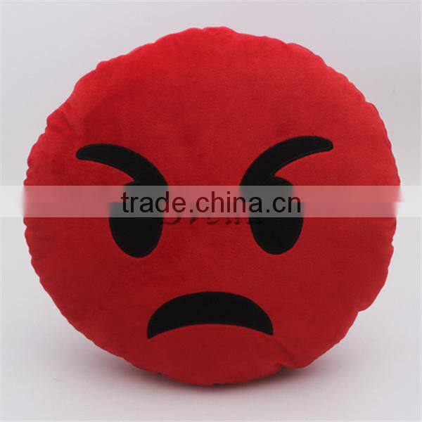 QUITE Hot selling Emoji Pillows Wholesale Plush Emoji Pillows Promotion plush emoji pillow