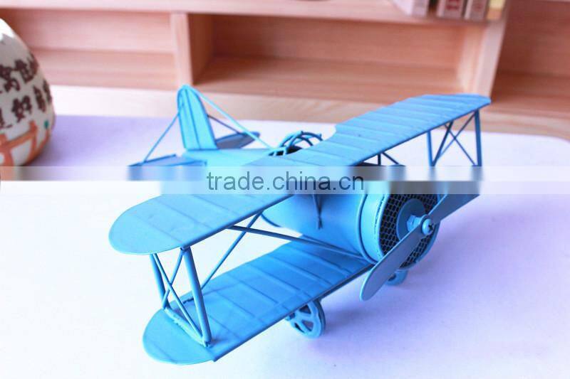 Metal Crafts Vintage Fighter Plane in 4 Tone