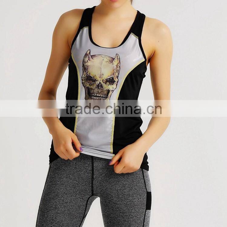 New Arrival simple design custom sublimated tank top directly sale