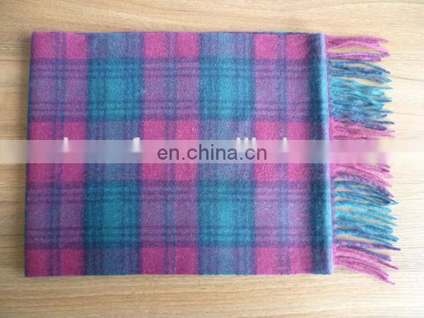 ROYAL MODERN TARTAN LUXURY CASHMERE SCARF