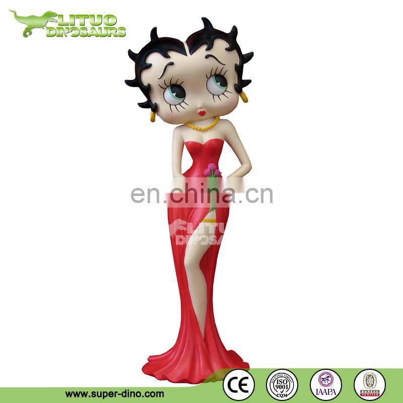 Beautiful Fiberglass Betty Boop Model