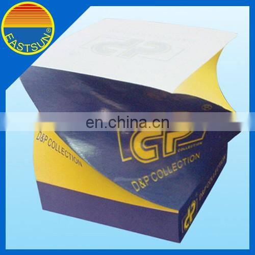 High efficient office memo pad with logo shape