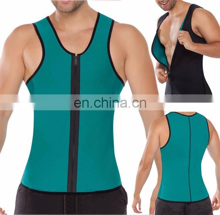 Factory price control tummy zipper waist training corsets weight loss