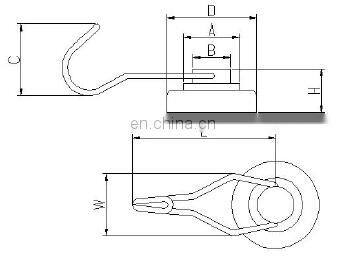 Salvage Strong Magnetic Ring Magnet Hunting Recovery for River Fishing/Strong Magnetic Salvage