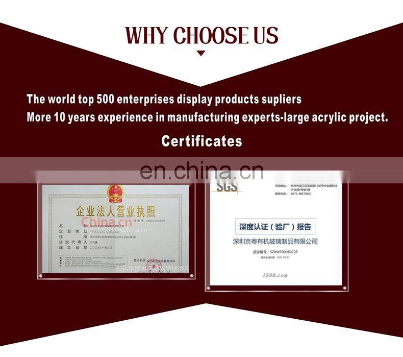 New design led PMMA menu card display stand plexiglass menu card display acrylic menu card holder