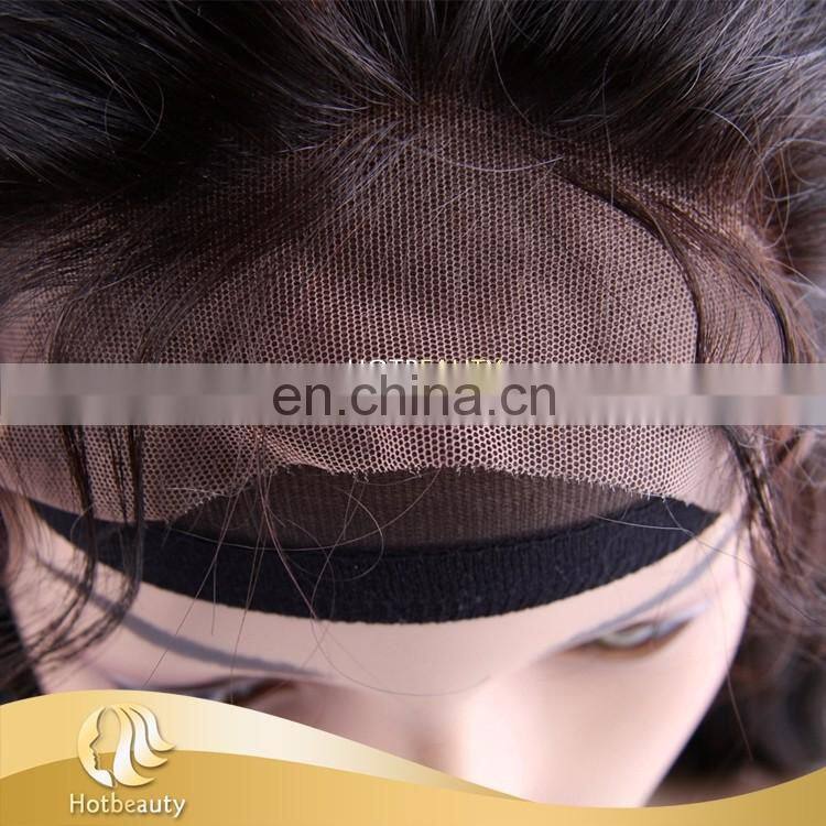 Wholesale cheap unprocessed indian human temple hair 360 frontal lace closure for women