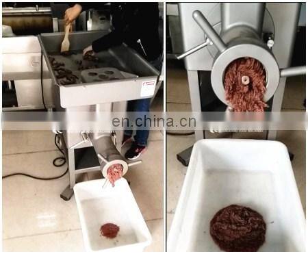 FK-332 Automatic Grinder Type Meat Fish Mincer Paste Making Mincing Machine with table size