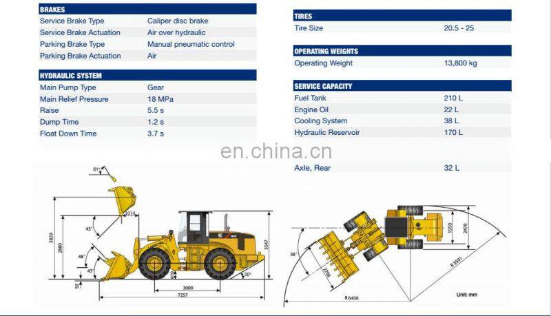 Chinese 4ton 2.3cbm LiuGong Wheel Loader CLG842 for sale