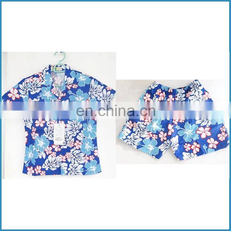 hawaiian suit holiday shirt for boy