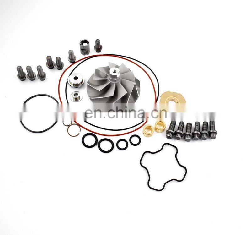 Compressor Wicked Wheel & Upgraded Rebuid kit TP38 GTP38 For Ford Powerstroke 7.3L 817-1004-002F With Impeller