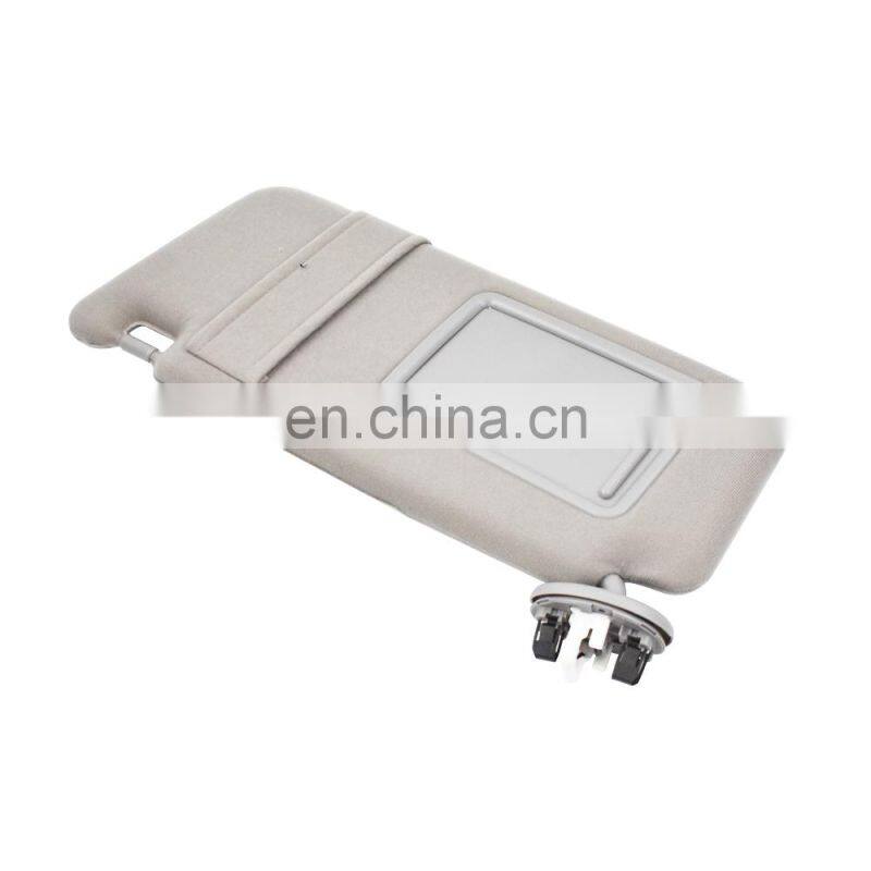 New Driver Side Gray Sun Visor with Sunroof and Light for Toyota Camry 2007-2011 74320-06800-B0