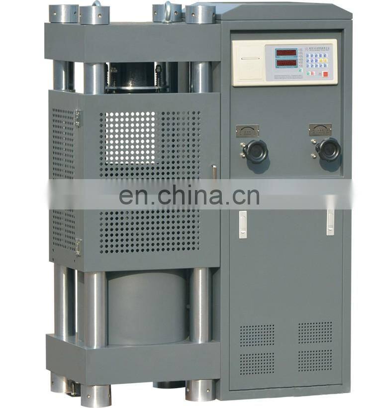 Digital Display Hydraulic Concrete Brick Crushing Strength Compression Testing Machine Price/ Machinery Equipment