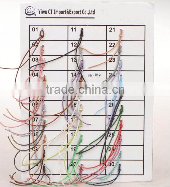 Wholesale rose quartz bead bracelet with green tassel charm brass tube for girl
