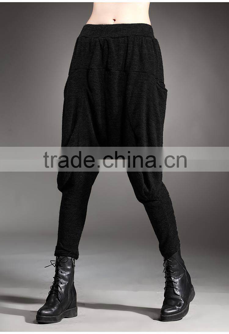 Women Yoga Pants Ladies Harem Yoga Sport Pant Trousers Belly Dance Elastic Waist Boho Wide Leg Pants