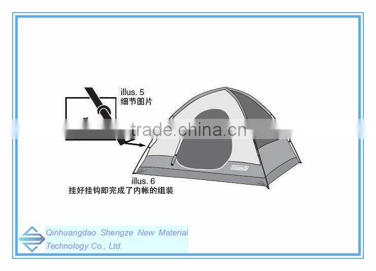 FRP tent pole/ tent pole for outing tent/ frp tent poles