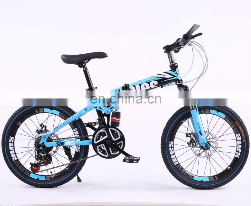 Good quality hot selling steel frame foldable 18 inch children bike with disc brake