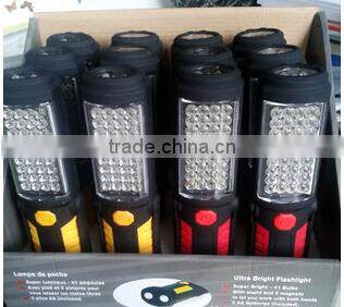 Magnetic 36+1 LED work light with stand and hook