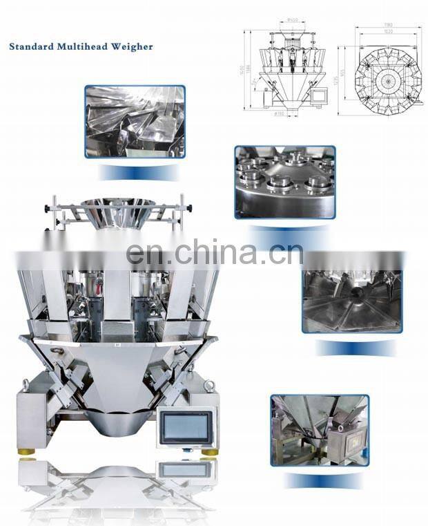 Automatic frozen meat ball/chicken nuggets/meat cubs packing machine