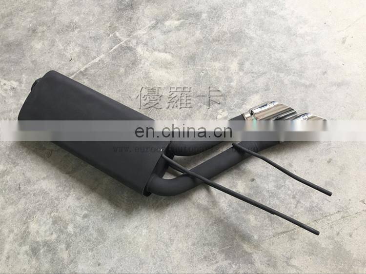 G CLASS W463 g63 g65 exhaust system for w463 g500 g63 g65 exhaust muffler tips B style sliver and black color