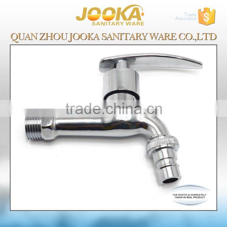 2016 new products chrome plated bibcock for washing machine