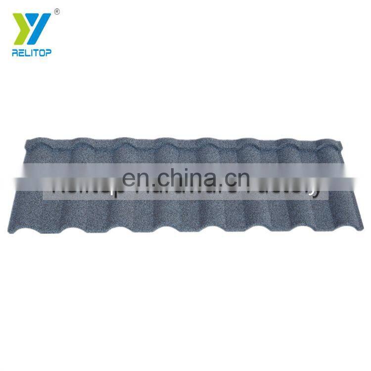 Relitop Milano Stone Coated Metal Roofing For Villa 0.35 0.4 0.5 mm Aluminum Roofing Sheet With Colorful Stones Granules