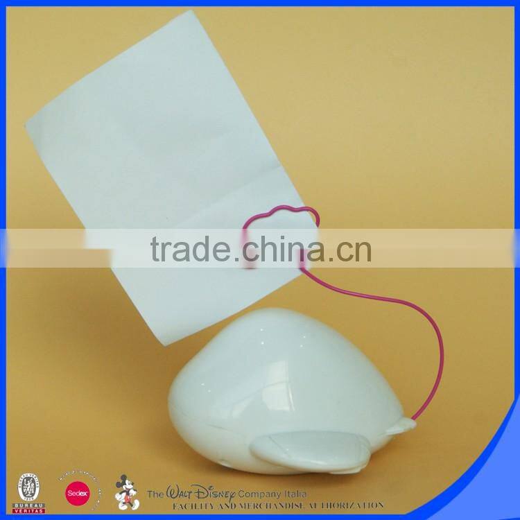 Cute desktop business card holder