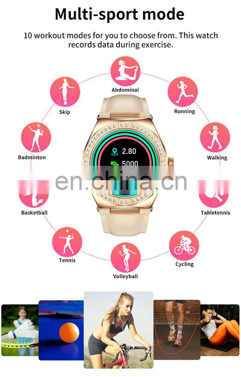 LIGE BW0304 New Arrival Smart Watch For Women Heart Rate Blood Pressure Waterproof Fitness For Android IOS Smartwatch