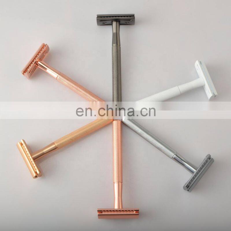 Wholesale Metal Shaving Razor Double Blade Safety Razor Men Safety Razors